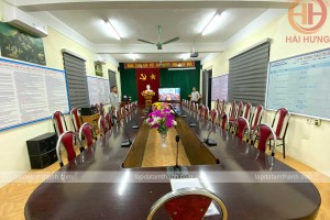 Lắp đặt hệ thống phòng họp trực tuyến Hai Audio cho Trường THCS huyện Đoan Hùng (Phú Thọ)